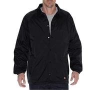 Dickies - - 76-242 Veste Nylon Snap Front, 3X-Large, Black