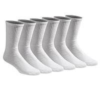 Dickies Lot de 6/12 Chaussettes rembourrées Tout Usage décontractées, Blanc (6 Paires), Homme