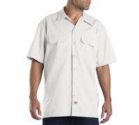 Dickies Big And Tall Chemise de travail à manches courtes pour homme - Blanc - 3XL
