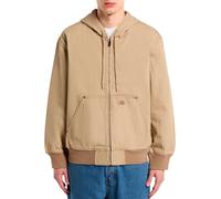 Dickies - Blouson en coton - Unlined Canvas Hooded Bomber Desert Sand pour Homme en Coton - Taille S - Beige Beige S