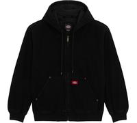 Dickies - Blouson en jean à la coupe décontractée - Hilham Lined Denim Hooded Bomber Black en Coton - Taille M - Noir Noir M