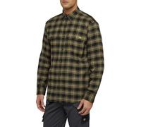 Dickies Camicia in Flanella Ls, Vestibilità Rilassata Chemise, Vert, Large Homme