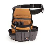 Dickies Ceinture à outils rembourrée à 8 poches, ceinture réglable de 7,6 cm, construction en toile durable, marron clair/gris