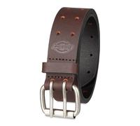 Dickies Ceinture en cuir double broche pour homme, marron, 1X (42-44)