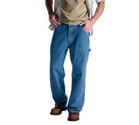 Dickies Charpentier Coupe décontractée Carpintero Relajadobrowse-Lot de 2 10 x 10 cm. Jean Carpinteiro COM Ajuste Relaxadorelaxed Fit Carpenter, Bleu Indigo délavé, 44W / 34L Homme