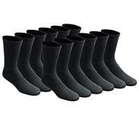 Dickies Chaussettes pour homme (6/12 paires), Noir (12 paires), 12-15
