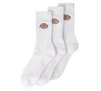 Dickies Chaussettes Valley Groove Lot de 3 unisexe blanc Taille EU 39-42