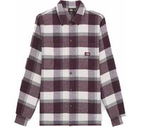 Dickies - Chemise à carreaux - Plaid Coaling LS Shirt Plum Perfect pour Homme en Laine - Taille M - Violet Violet M