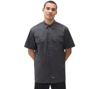 DICKIES WORK SHIRT S/S REC men Shortsleeves grey taille: M