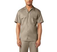 Dickies Chemise de Travail à Manches Courtes en sergé Flexible pour Homme (Lot de 1), Sable, L