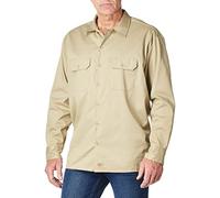Dickies Chemise de Travail à Manches Longues en sergé Flexible pour Homme, Sable, XXL