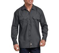 Dickies Chemise de Travail Flex à Manches Longues pour Homme Coupe décontractée, Charbon, M
