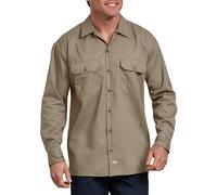 Dickies Chemise de Travail Flex à Manches Longues pour Homme Coupe décontractée, Sable, Taille M