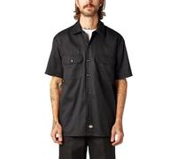 Dickies Chemise de Travail Flexible à Manches Courtes pour Homme, Noir, L
