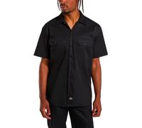 Dickies - Chemise en coton - Work Shirt SS Rec Black pour Homme - Taille S - Noir Noir S