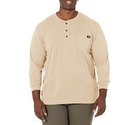 Dickies Chemise Henley épaisse à Manches Longues pour Homme, Sable, M