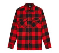 Dickies - Chemise homme à manches longues élégante - Homme - Chemises - Rouge - Taille: XL
