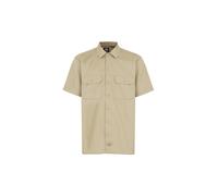 DICKIES Chemise 'work shirt' beige clair / bleu marine / jaune / rouge, Taille M