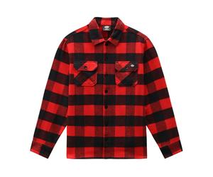 Dickies - Collection Chemises Vintage - Homme - Chemises - Rouge - Taille: M