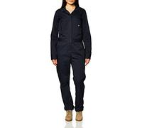 Dickies Combinaison à Manches Longues en sergé de Coton Utilitaires de Travail, Bleu Marine, S Femme