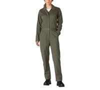 Dickies Combinaison à Manches Longues en sergé de Coton Utilitaires de Travail, Vert Mousse, M Femme