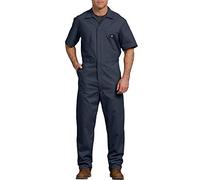 Dickies Combinaisons de travail à manches courtes pour homme, bleu marine, L