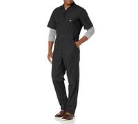 Dickies Combinaisons de travail à manches courtes pour homme, Noir XL, XL