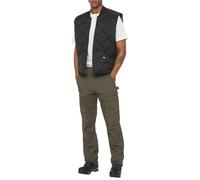 Dickies Diamond Quilted Vest Jacket, Noir, 4XL Hommes