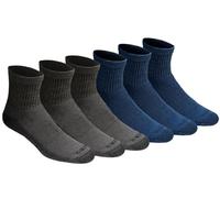 Dickies Dri-Tech Chaussettes courtes pour homme avec contrôle de l'humidité, tailles M-XXL (6, 12 ou 18 paires), Medium