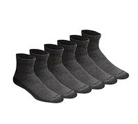 Dickies Dri-Tech Chaussettes courtes pour homme avec contrôle de l'humidité, tailles M-XXL (6, 12 ou 18 paires), Medium