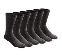 Dickies Dri-Tech Essential Lot de 6 ou 12 paires de chaussettes pour homme avec contrôle de l'humidité - Taille M-XXL, XX-Large