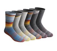 Dickies Dri-tech Legacy Lot de chaussettes pour homme Contrôle de l'humidité, Assortiment bleu (6 paires), Large