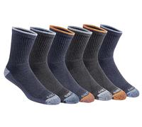 Dickies Dri-tech Lot de 12 paires de chaussettes confortables pour homme, contrôle de l'humidité, taille M-XL, Large
