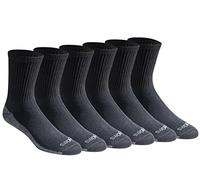 Dickies Dri-tech Lot de 6 paires de chaussettes confortables pour homme, Longueur confort noir (6 paires), 12-15