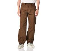 Dickies - - DU336 Sablé Jean Carpenter Duck, 34W x 32L, Rincé bois Brown