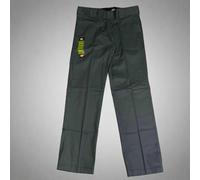 DICKIES Durable Flexible Tissu Slim Fit Travail Pantalon Homme Sz 32x32 Charbon