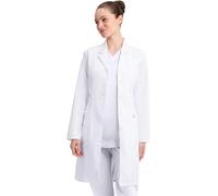 Dickies EDS Professional Whites 37" Lab Coat Blouse de Laboratoire médicale, Blanc, S Femme