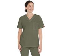 Dickies EDS Signature T-Shirt à col en V pour Homme, Vert Olive, Taille S