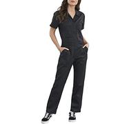Dickies, Femme, COMBINAISON MANCHES COURTES FLEX, noir, XS