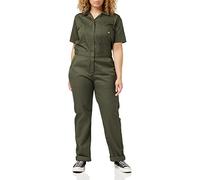 Dickies, Femme, COMBINAISON MANCHES COURTES FLEX, VERT MOUSSE, M