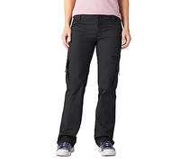 Dickies, Femme, PANTALON CARGO EN SERGÉ COUPE DROITE, NOIR RINCÉ, 8/Regular