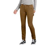 Dickies, Femme, PANTALON DUCK TYPE CHARPENTIER SLIM COUPE DROITE, BRUN DUCK, 26