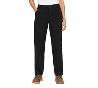 Dickies, Femme, PANTALON DUCK TYPE CHARPENTIER SLIM COUPE DROITE, NOIR RINCÉ, 26