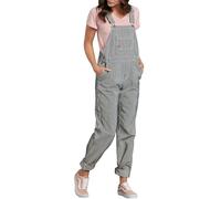 Dickies Salopette femme droite décontractée rayé Hickory rincé XS