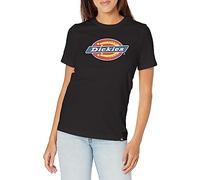 Dickies, Femme, T-SHIRT À LOGO TRICOLORE EN TISSU LOURD POUR FEMME, noir, S