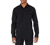 Dickies Chemise Flex Ripstop à Manches Longues pour Homme Bouton Bas, Noir