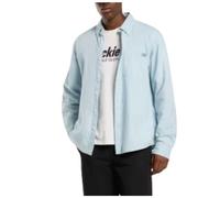 Dickies - Gallatin Long Sleeve Shirt - Homme - Chemises - Bleu - Taille: XS
