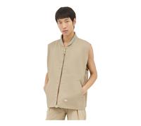 Dickies - Gilet Crewneck en twill avec poches - Homme - Vestes - Beige - Taille: S