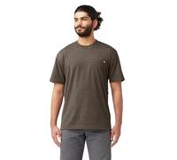 Dickies T- Shirt épais à Manches Courtes et col Rond, Marron Chocolat, 4XL Grand Taille Tall Homme