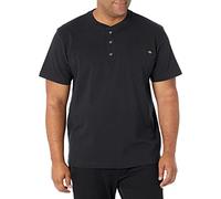 Dickies Henley Lourd pour Homme, Noir, XX-Large Haut